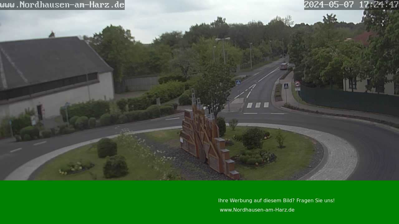Webcam Nordhausen Hesseröder Str. Kreisverkehr Str. d. Genossenschaften
