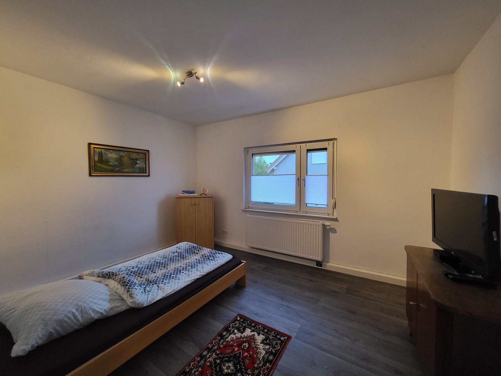 Kleines Schlafzimmer der Ferienwohnung im 1. Obergeschoss in Nordhausen