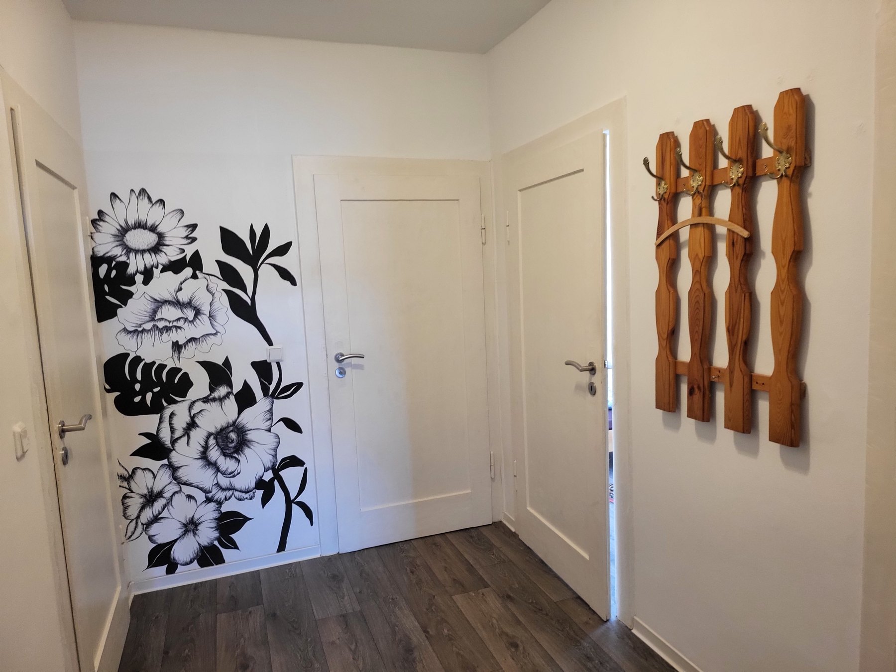Flur der Ferienwohnung im 1. Obergeschoss in Nordhausen