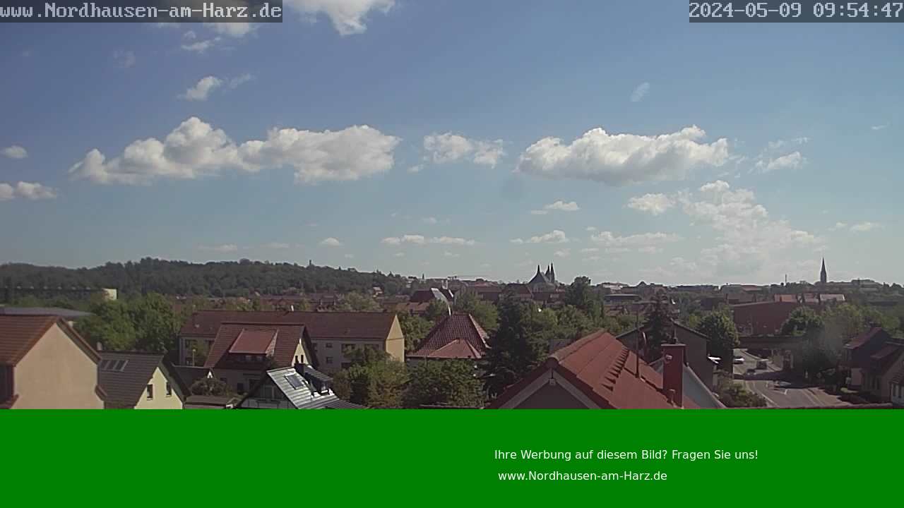 Webcam Nordhausen Hesseröder Str. Blick Stadteinwärts